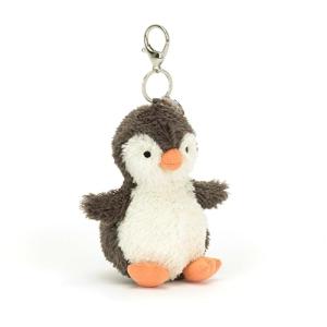 Jellycat Peanut Penguin Plush Keychain Charm