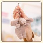 Cute Bunny Plush Keychain for Backpacks