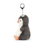 Jellycat Peanut Penguin Plush Keychain Charm