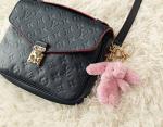 Cute Bunny Plush Keychain for Backpacks