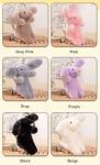 Cute Bunny Plush Keychain for Backpacks