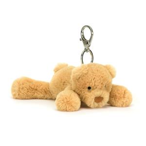 Jellycat Smudge Bear Plush Keychain Charm