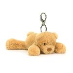 Jellycat Smudge Bear Plush Keychain Charm