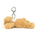 Jellycat Smudge Bear Plush Keychain Charm
