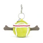 Jellycat Tennis Ball Plush Keychain Charm