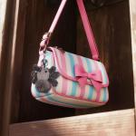 Cute Apricot Lamb Spider Keychain Plush Toy