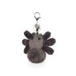 Cute Apricot Lamb Spider Keychain Plush Toy