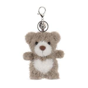 Cute Apricot Lamb Plush Keychain for Kids