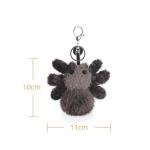 Cute Apricot Lamb Spider Keychain Plush Toy