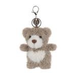 Cute Apricot Lamb Plush Keychain for Kids