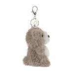 Cute Apricot Lamb Plush Keychain for Kids