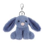Blue Bunny Plush Keychain for Kids' Bags