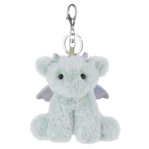 Cute Soft Apricot Lamb Dragon Keychain Plush Toy