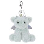 Cute Soft Apricot Lamb Dragon Keychain Plush Toy