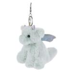 Cute Soft Apricot Lamb Dragon Keychain Plush Toy