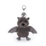 Apricot Lamb Bat Plush Keychain Toy for Kids