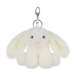 Apricot Lamb Plush Bunny Rabbit Keychain for Kids