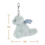 Cute Soft Apricot Lamb Dragon Keychain Plush Toy