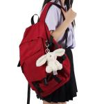 Apricot Lamb Plush Bunny Rabbit Keychain for Kids