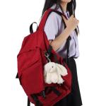 Apricot Lamb Plush Bunny Rabbit Keychain for Kids