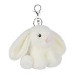 Apricot Lamb Plush Bunny Rabbit Keychain for Kids