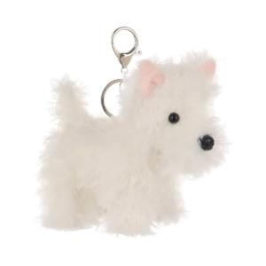 Cute Apricot Lamb Plush Keychain for Kids