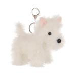 Cute Apricot Lamb Plush Keychain for Kids
