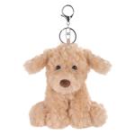 Adorable Apricot Lamb Plush Puppy Keychain Toy