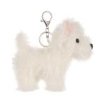 Cute Apricot Lamb Plush Keychain for Kids
