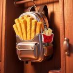 Cute Apricot Lamb Plush Keychain for Kids