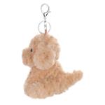 Adorable Apricot Lamb Plush Puppy Keychain Toy