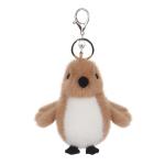Apricot Lamb Sparrow Soft Plush Keychain Toy