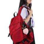 Cute Apricot Lamb Plush Keychain for Kids