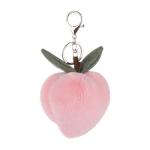 Cute Apricot Lamb Plush Keychain for Kids