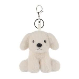 Apricot Lamb Plush Labrador Keychain for Kids