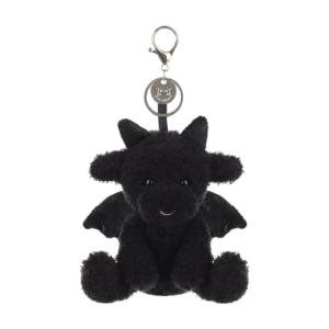 Cute Apricot Lamb Dragon Plush Keychain for Kids