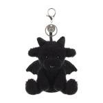 Cute Apricot Lamb Dragon Plush Keychain for Kids