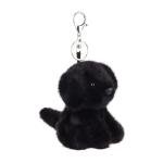 Apricot Lamb Labrador Dog Plush Keychain