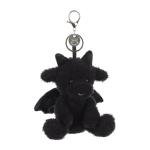 Cute Apricot Lamb Dragon Plush Keychain for Kids