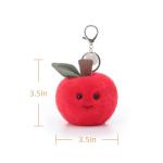 Apricot Lamb Cute Plush Keychain for Kids
