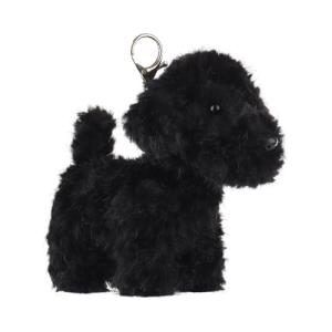 Apricot Lamb Poodle Plush Keychain Bag Charm