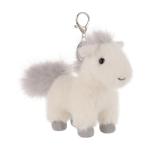 Cute Apricot Lamb Plush Keychain for Kids