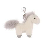 Cute Apricot Lamb Plush Keychain for Kids