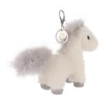 Cute Apricot Lamb Plush Keychain for Kids