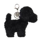 Apricot Lamb Poodle Plush Keychain Bag Charm
