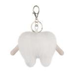 Cute Apricot Lamb Plush Keychain for Kids