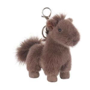 Cute Apricot Lamb Keychain Plush Toy for Kids