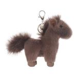 Cute Apricot Lamb Keychain Plush Toy for Kids