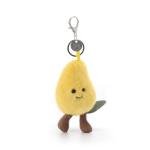 Cute Apricot Lamb Plush Keychain for Kids