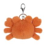 Cute Apricot Lamb and Happy Crab Keychain Charm